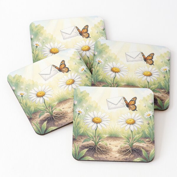 Item preview, Monarch Butterfly Delivering Mail designed and sold by Maria Dryfhout.