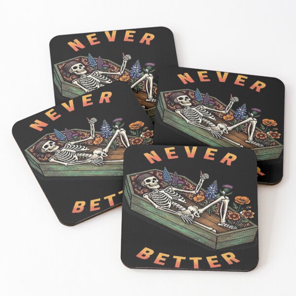 Item preview, skeletons NEVER BETTER designed and sold by Uglyandcute.