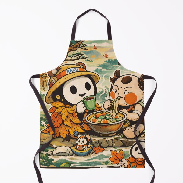 Item preview, Peaceful Autumn Ramen Wiht Raku and Friends designed and sold by RakuWorld.