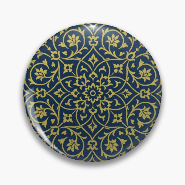 Item preview, Round Floral Arabesque  designed and sold by WhimsicalGrid .