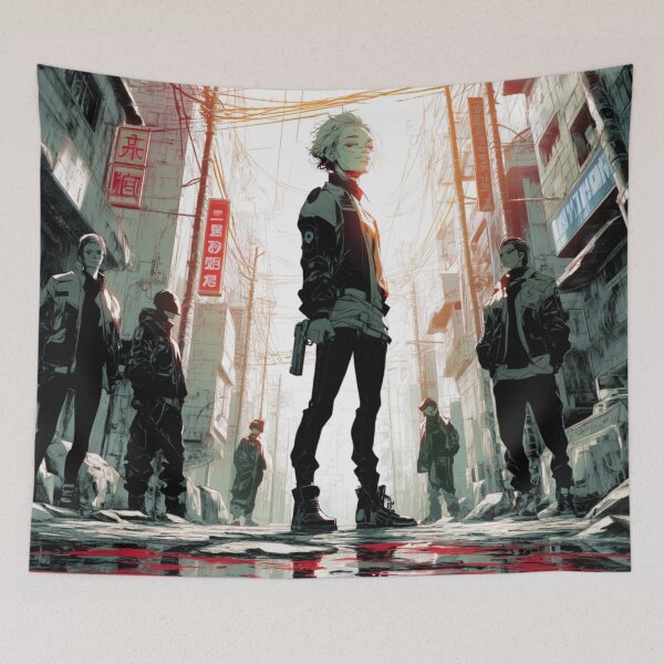 Item preview, ZERO — One Against the Street | GhostOrigin Anime Art Print designed and sold by GhostOrigin.