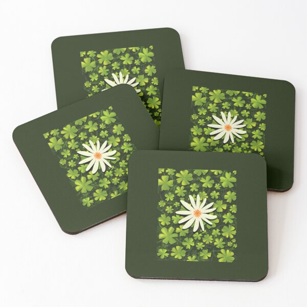 Item preview, Daisy on Cloverleaf designed and sold by sunday.sketch.studio.