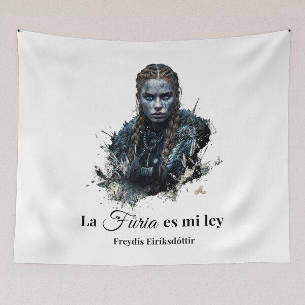 Item preview, Freydís Eiríksdóttir: The Fury of Vinland | Viking Valkyrie Noir Art designed and sold by imprAsiones.