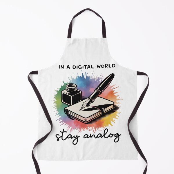 Item preview, In a Digital World Stay Analog | Fountain Pen Writing Aesthetic Design designed and sold by ArcticFoxStudio.