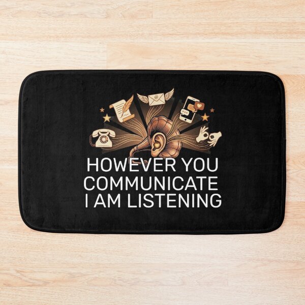 Item preview, However You Communicate I'm Listening Inclusive SPED Teacher Apparel designed and sold by SaadEtta.