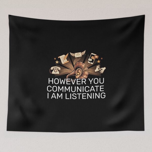 Item preview, However You Communicate I'm Listening Inclusive SPED Teacher Apparel designed and sold by SaadEtta.