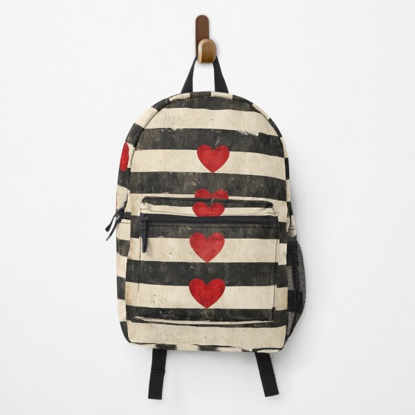 Item preview, Minimalist Heart Stripe Wall Art Neutral Abstract Love Print designed and sold by NarjaShop.