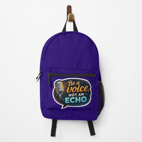 Item preview, Be A Voice Not An Echo Motivational Microphone Sticker designed and sold by Scro-Ciob-Shop.