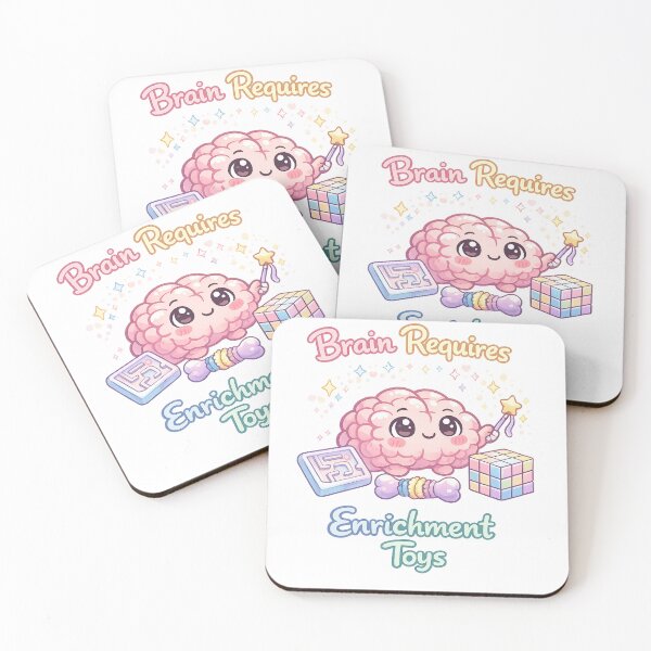 Item preview, Brain Requires Enrichment Toys – Brain Pet Series designed and sold by GeaSupplyStudio.