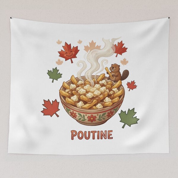 Item preview, Hot Poutine Canadian Comfort Food Maple Leafs designed and sold by ReuvenStore.
