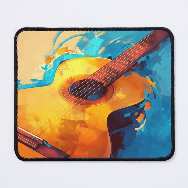 Item preview, classical guitar drawing artwork designed and sold by gut2000.