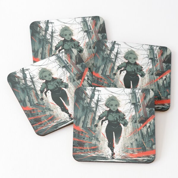 Item preview, ZERO — Run or Die | GhostOrigin Anime Art Print designed and sold by GhostOrigin.