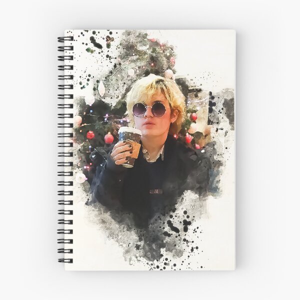 Item preview, Christmas Coffee: Boho Grunge Watercolor Holiday Portrait  designed and sold by Tokraz-art.