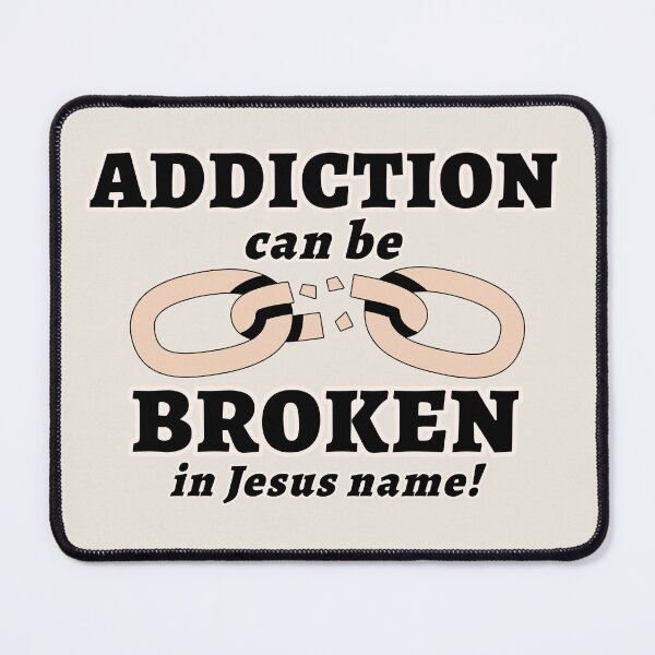 Item preview, Addiction can be BROKEN - Broken Chain designed and sold by binspired2shop.