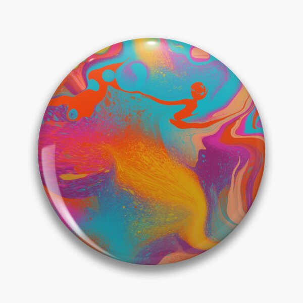 Item preview, Acrylic pour print designed and sold by EscapismDesigns.