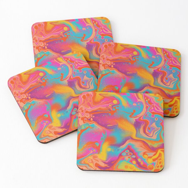 Item preview, Acrylic pour print designed and sold by EscapismDesigns.