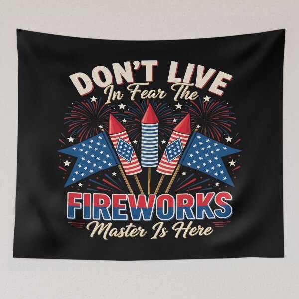 Item preview, Fireworks DON'T LIVE IN FEAR FIREWORKS designed and sold by Uglyandcute.