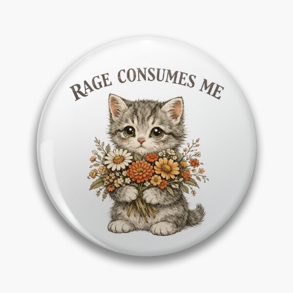 Item preview, Rage Consumes Me Cute Rage Illustration designed and sold by Kladhadredo.