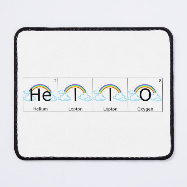 Item preview, HELLO - Periodic Table designed and sold by WheelieGdArt.