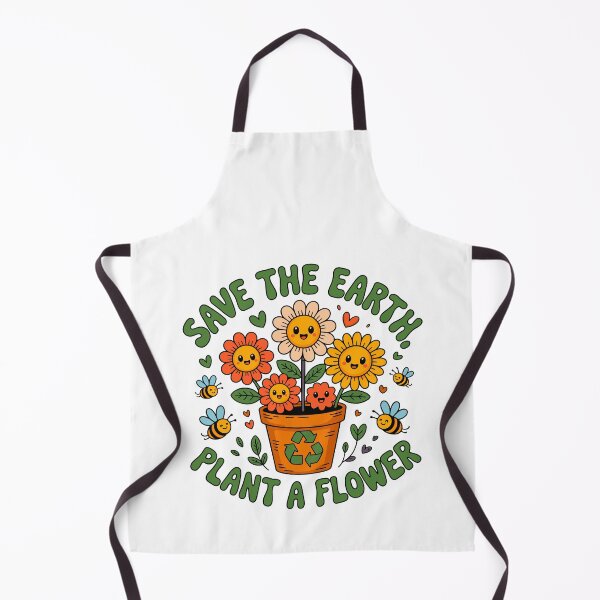 Item preview, Save The Earth. Plant A Flower. Nature Lover Environmentalist Gardener designed and sold by artcultreone.