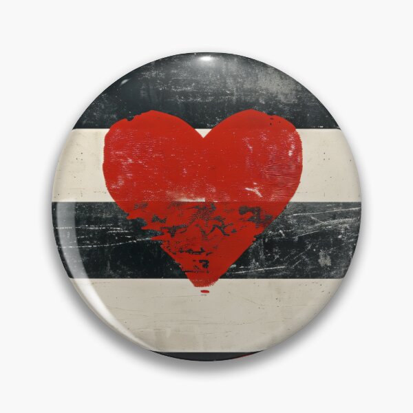 Item preview, Minimalist Heart Stripe Wall Art Neutral Abstract Love Print designed and sold by NarjaShop.