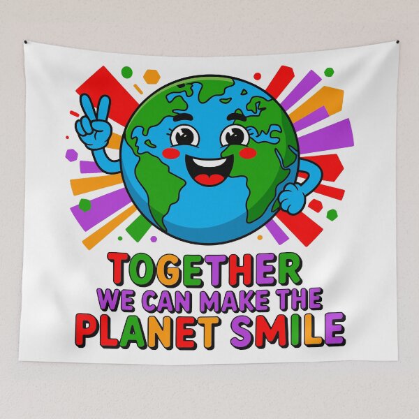 Item preview, Together We Can Make The Planet Smile Earth Day Environmental Conservationist designed and sold by artcultreone.