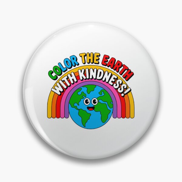 Item preview, Color The Earth With Kindness Planet Earth Global Kindness Message designed and sold by artcultreone.