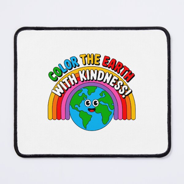 Item preview, Color The Earth With Kindness Planet Earth Global Kindness Message designed and sold by artcultreone.