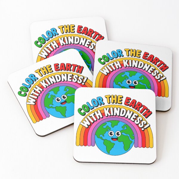 Item preview, Color The Earth With Kindness Planet Earth Global Kindness Message designed and sold by artcultreone.