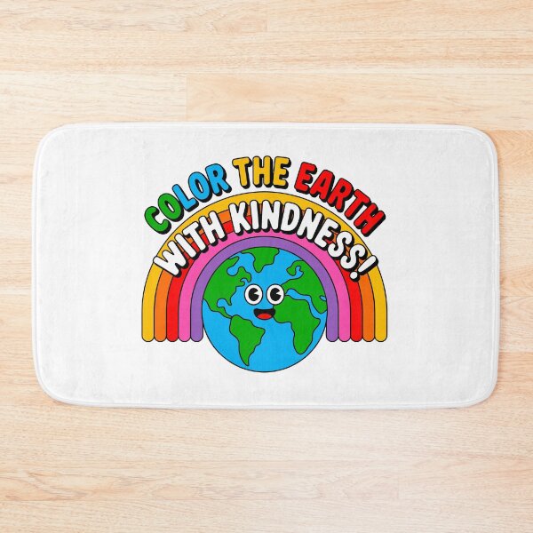 Item preview, Color The Earth With Kindness Planet Earth Global Kindness Message designed and sold by artcultreone.