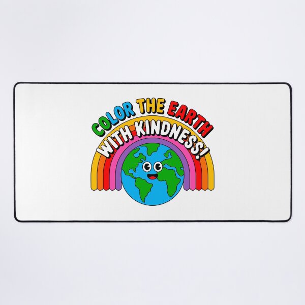 Item preview, Color The Earth With Kindness Planet Earth Global Kindness Message designed and sold by artcultreone.