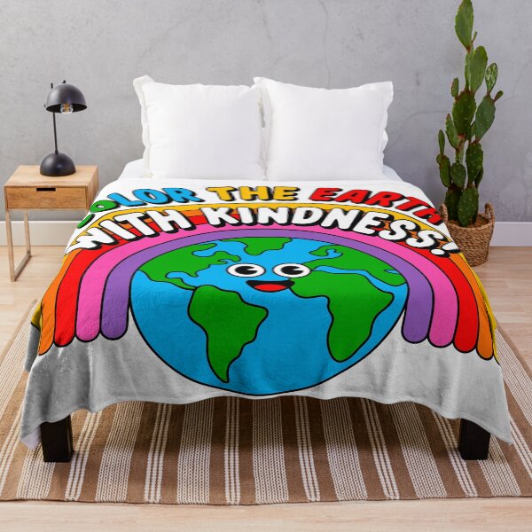 Item preview, Color The Earth With Kindness Planet Earth Global Kindness Message designed and sold by artcultreone.