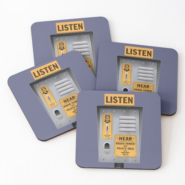Item preview, Vintage Airport Observation Deck Coin Radio Box designed and sold by ZeroDaysSince.