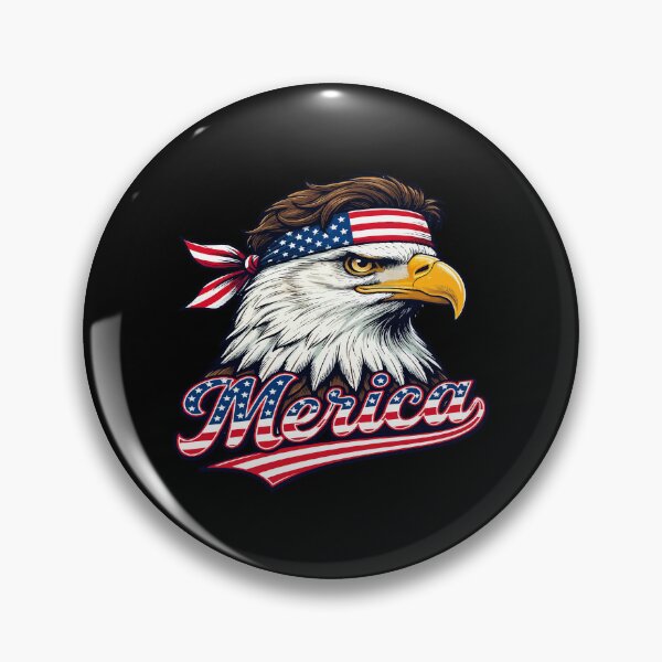 Item preview, 4TH OF JULY Merica - Patriotic USA Eagle  designed and sold by Uglyandcute.