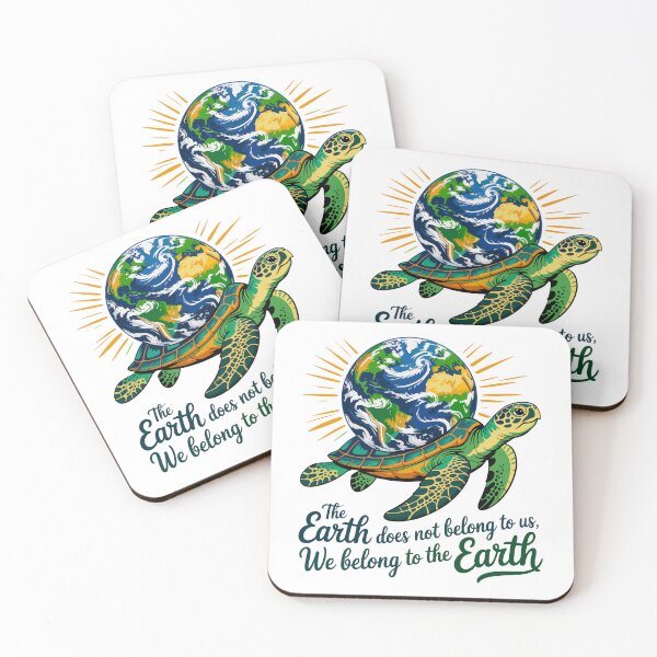 Item preview, The Earth Does Not Belong To Us, We Belong To The Earth Environmentalist Conservation Planet designed and sold by artcultreone.