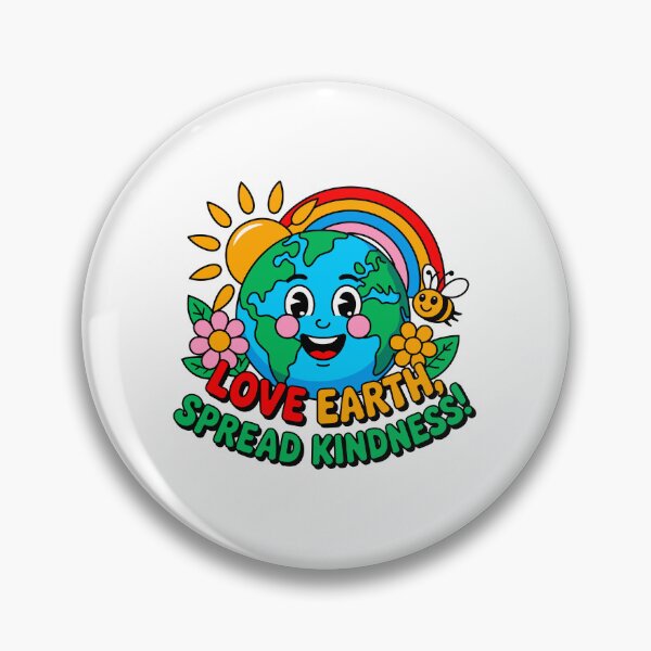 Item preview, Love Earth, Spread Kindness! Environmentalist Nature Lover Earth Day Positive Message designed and sold by artcultreone.