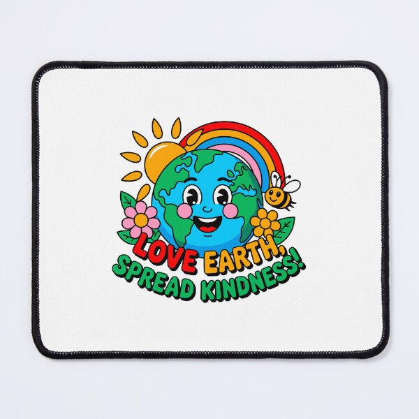 Item preview, Love Earth, Spread Kindness! Environmentalist Nature Lover Earth Day Positive Message designed and sold by artcultreone.