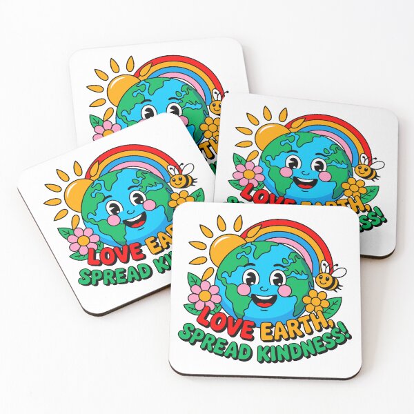 Item preview, Love Earth, Spread Kindness! Environmentalist Nature Lover Earth Day Positive Message designed and sold by artcultreone.