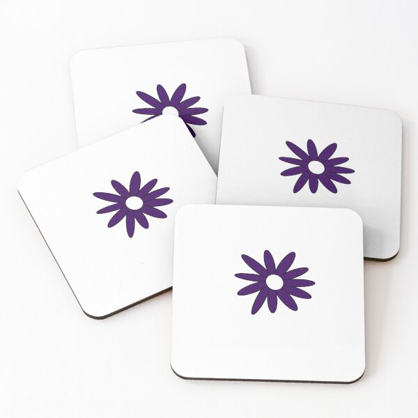 Item preview, College Colors Daisy with Purple Petals and White Center designed and sold by depressedmedstu.
