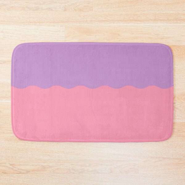 Item preview, Lavender and Light Coral Wavy Colour Block designed and sold by Summer Temper.