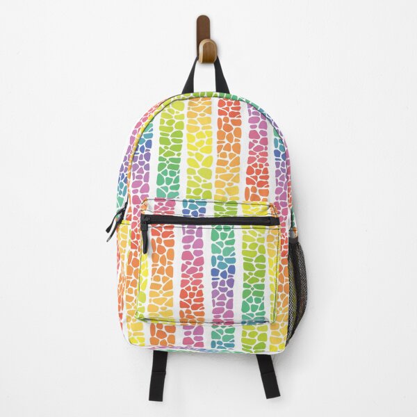 Item preview, Giraffe Spot Pattern - Rainbow on White designed and sold by ATGFC.
