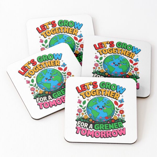 Item preview, Let's Grow Together For A Grener Tomorrow Earth Day Environmentalist Planet Lover designed and sold by artcultreone.