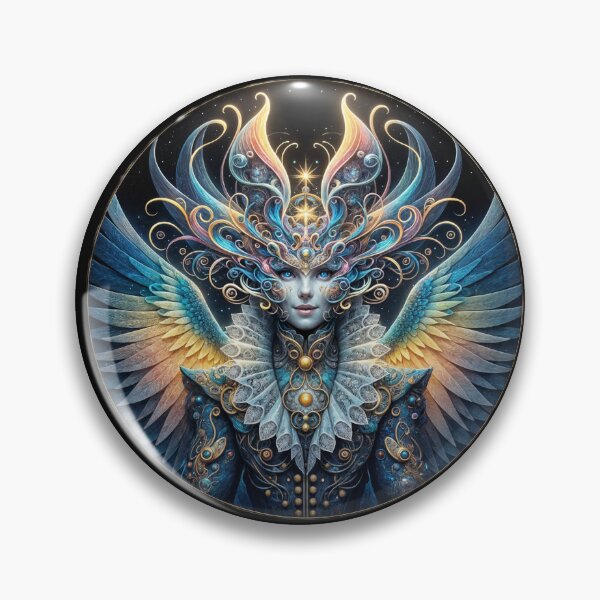 Item preview, Splendor of the higher spheres: Radiant angel of otherworldly beauty (second version) designed and sold by KunstGeist.