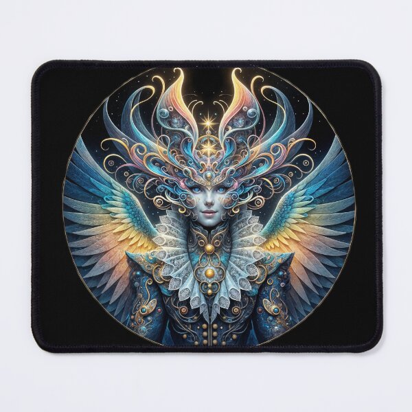 Item preview, Splendor of the higher spheres: Radiant angel of otherworldly beauty (second version) designed and sold by KunstGeist.