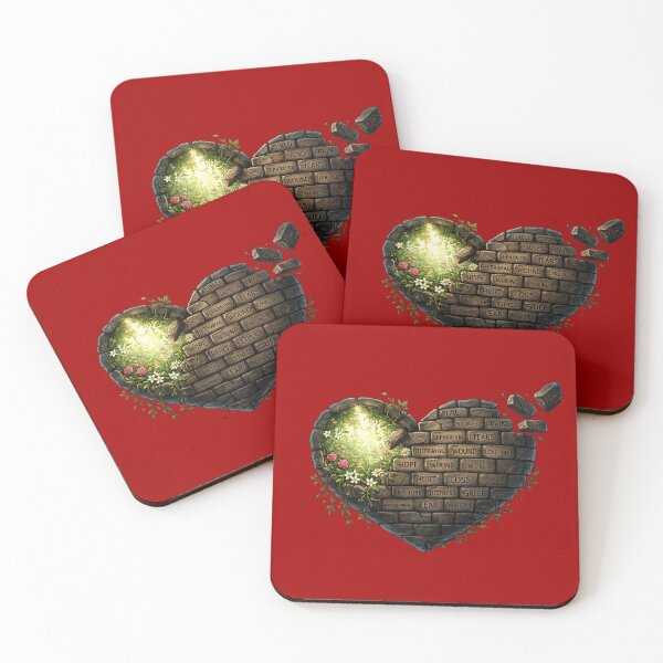 Item preview, Broken Heart Wall – Pain vs Hope Concept Art designed and sold by hdraHdra.
