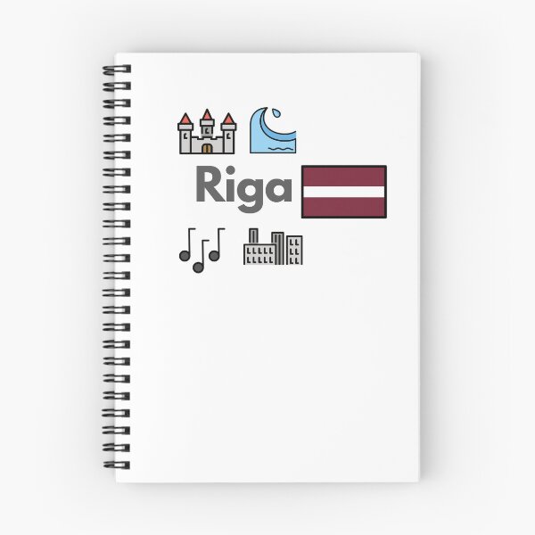 Item preview, Minimalist Riga City Icons - Latvia Travel Souvenir Design designed and sold by iccdesignsshop.