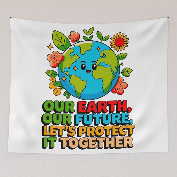 Item preview, Our Earth, Our Future, Let's Protect It Together Environmental Protection Earth Day designed and sold by artcultreone.