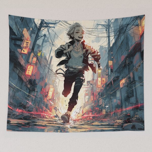 Item preview, ZERO — Almost Free | GhostOrigin Anime Art Print designed and sold by GhostOrigin.