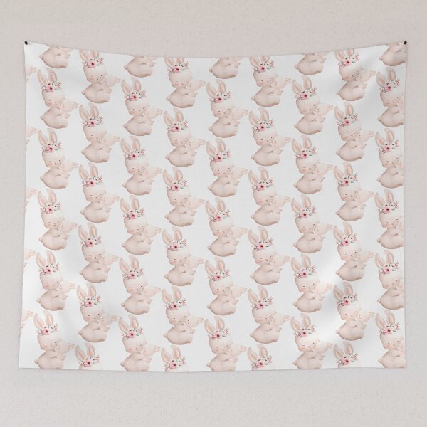 Item preview, Easter Mom and Baby Rabbit - Adorable Spring Bunny Animal Nature Gift designed and sold by FuzionRaptor.