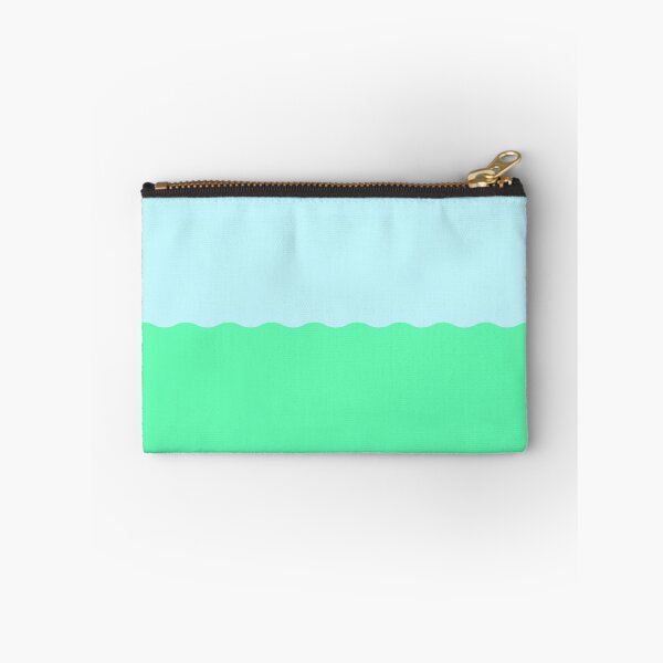 Item preview, Grassy Green & Sky Blue Minimal Colour Block Horizon designed and sold by Summer Temper.